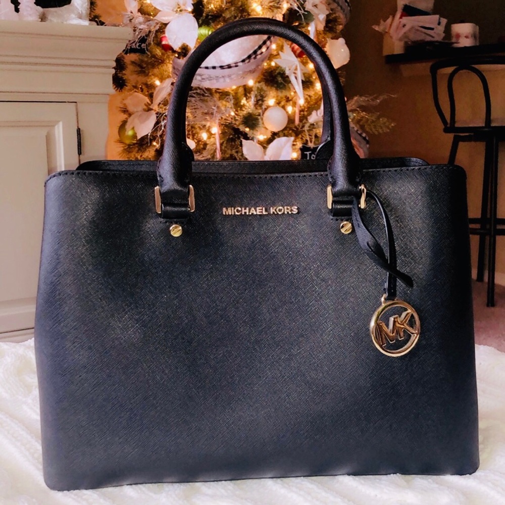 Barely used , Black crossbody MK purse
